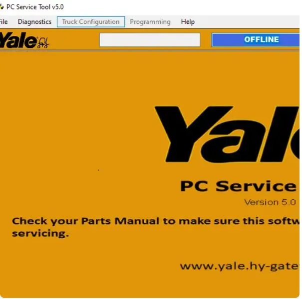 2022 For Yale and Hyster PC Service Tool 5.0 Diagnostic Software+Unlock KeyGen