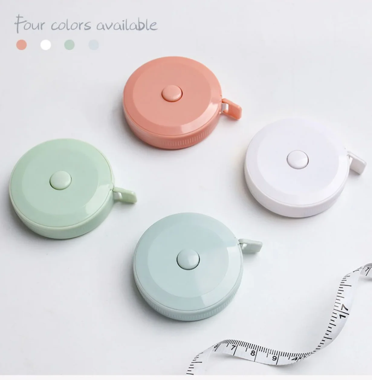 Multifunctional Tape Measure Measuring Tool with 1.5M Soft Ruler Automatic Telescopic Tape Measure Sewing Clothing Measurement