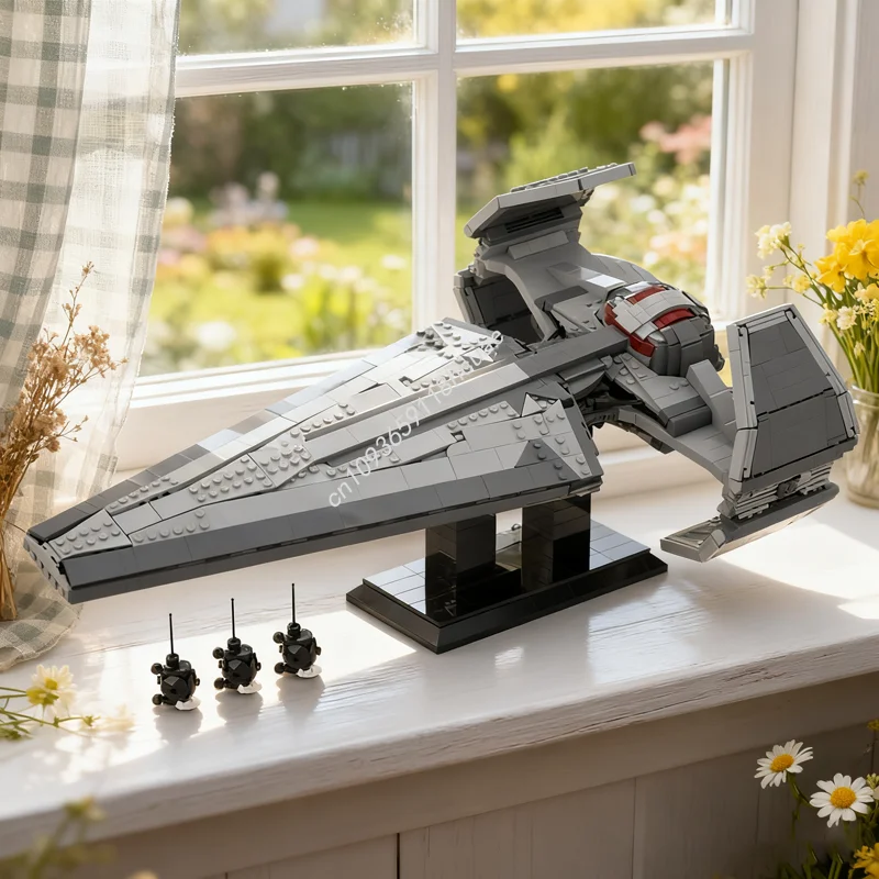 

1865pcs MOC Sith Infiltrator UCS Scimitar Star Battle Model Building Blocks DIY Christmas Gifts Creative Idea Toy Brick Kids