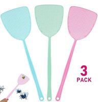 3pcs Fly Swatter Thickened Plastic Fly Swatter Mosquito Pest Control Insect Killer Home Kitchen Accessories