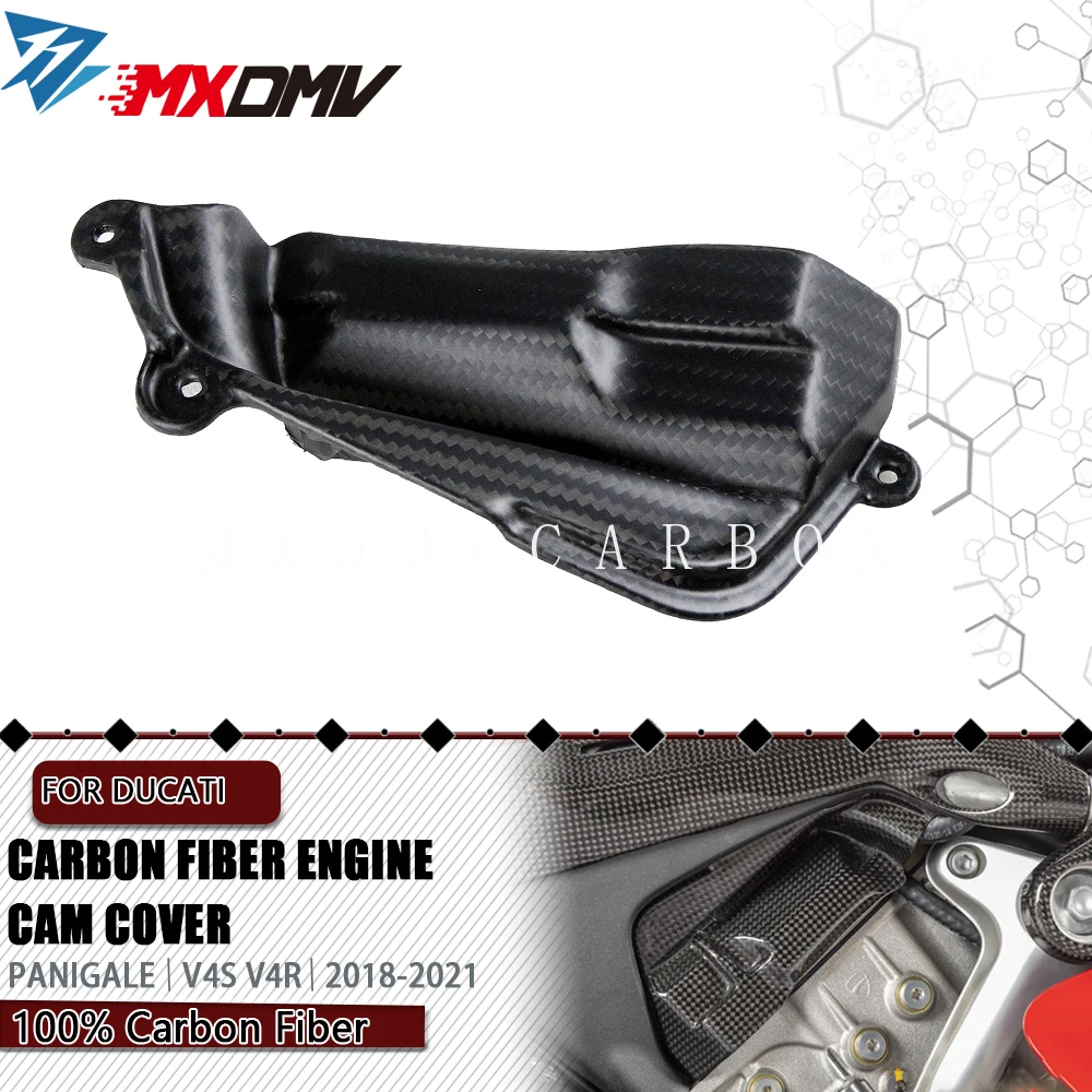 

Для Ducati Panigale V4 V4S V4R Streetfighter V4 V4S V4R 2018-2021 аксессуары для мотоциклов 3K углеродное волокно правая крышка двигателя