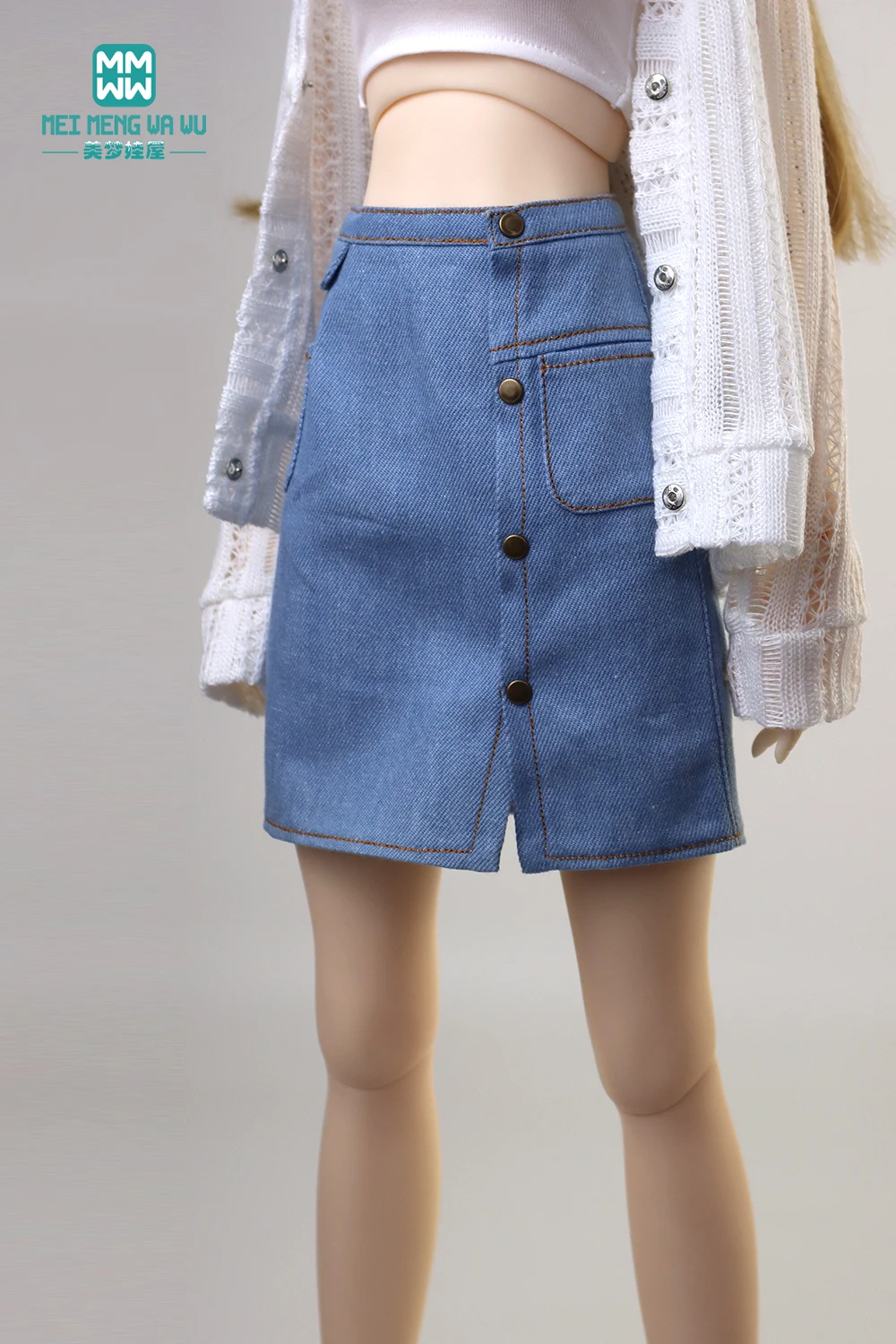 

BJD Doll Clothes 58--60CM 1/3 DD SD Toy Ball Joint Doll Accessories Fashion ruffle small shirt, hip skirt dress