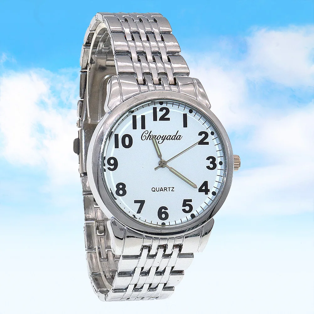 Jam Tangan Quartz Stainless Steel Fashion untuk Pasangan - Desain Sederhana Jam Tangan Couple Pria dan Wanita