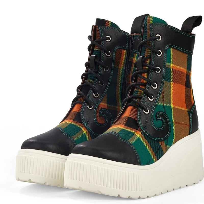 

Европейская/американская модная женская обувь, классическая легкая и удобная обувь с экзотическим дизайном, увеличивающая рост на толстой подошве