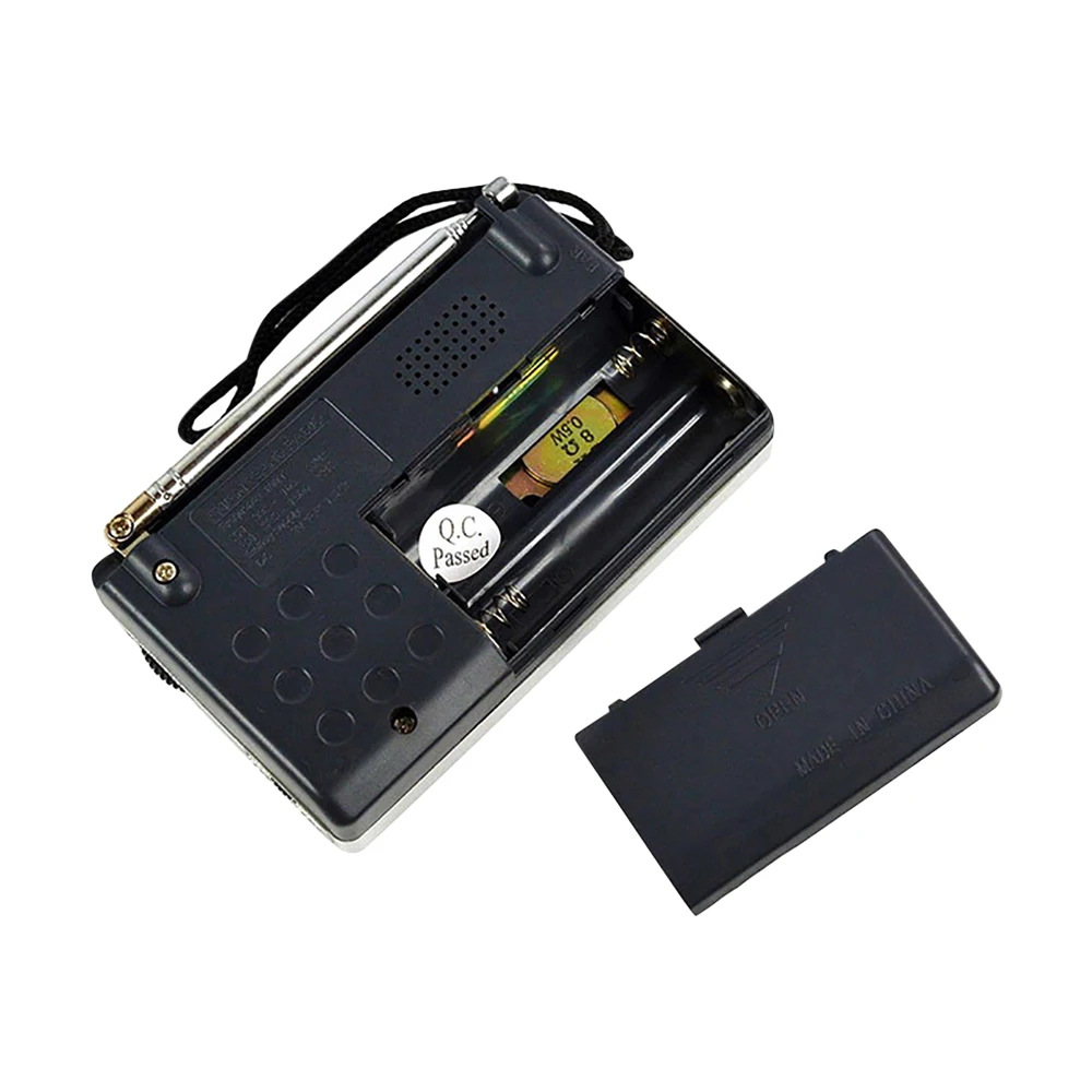 BC-R119 AM FM راديو محمول ثنائي النطاق يعمل بالبطارية مكبر صوت مدمج مشغل موسيقى راديو محمول صغير للجري والمشي