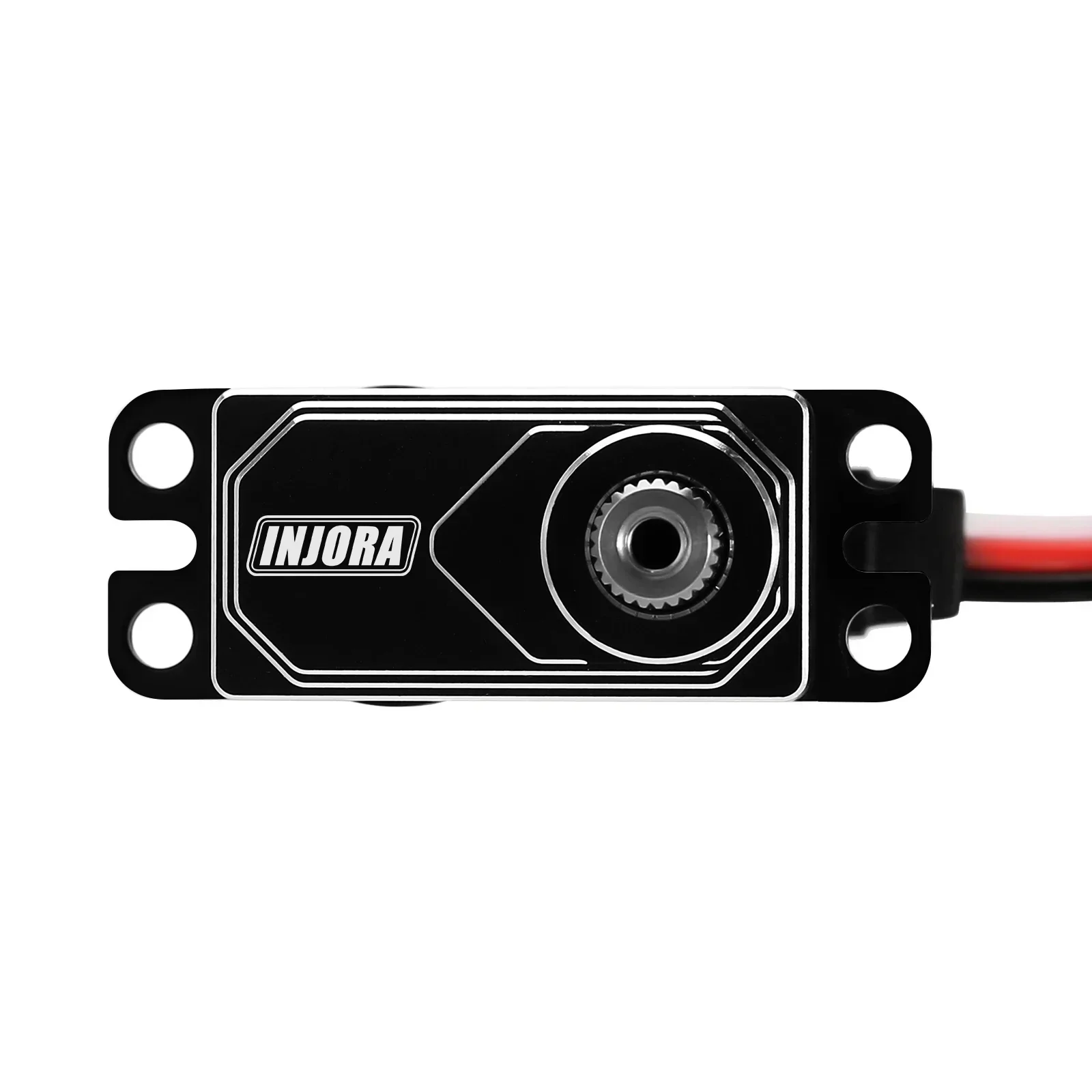 INJORA แรงบิดสูงแรงบิดขนาดใหญ่เกียร์โลหะ Digital Micro Coreless Servo สําหรับ 1/18 RC Crawler TRX4M (INJS11)