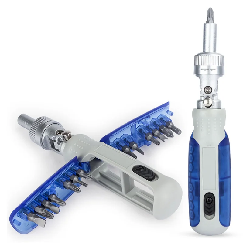 

BAAG-Multi Angle Bidirectional Ratchet Screwdriver Set 15 In 1 Torx Magnetic Screw Driver Bit Precision Screwdrivers Durable A