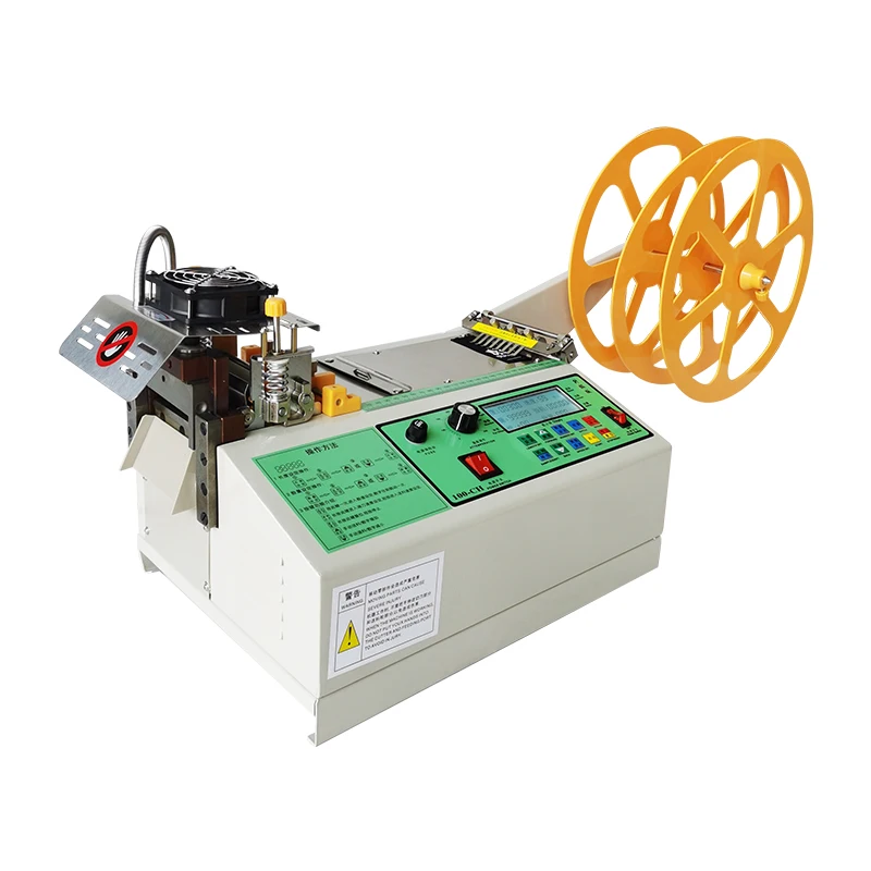 

Automatic Hot and Cold Cut Machine Cloth Tape Cutting Machine Magic Sticker Tube Zipper Heat Shrink Cutter LCD Screen