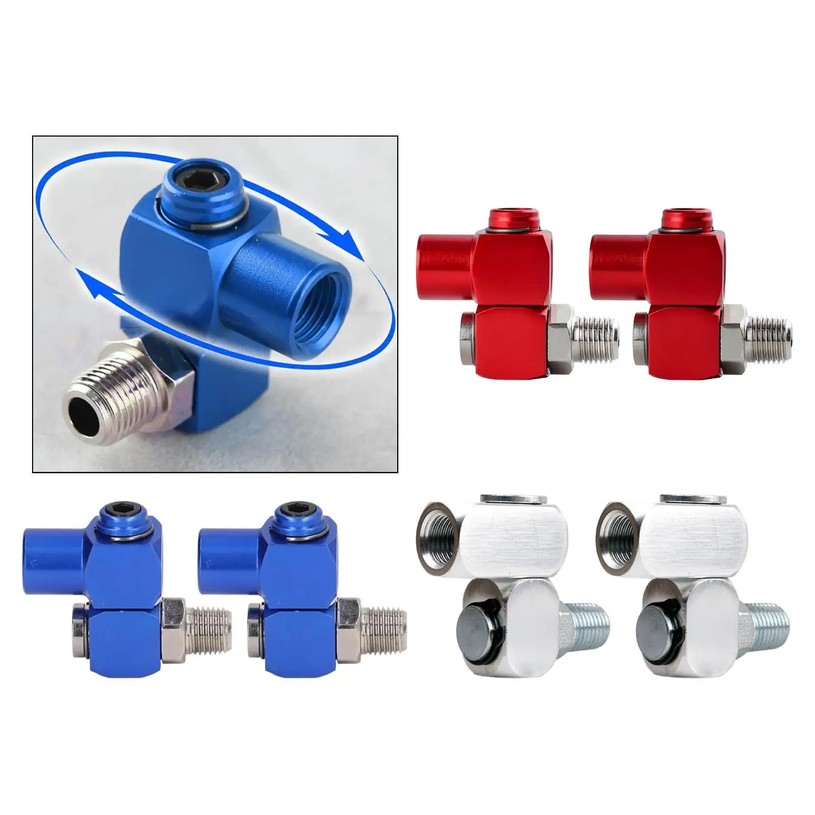Pneumatic Fitting Compressor Parts Quick Connector Portable Air Line Fittings Easy to Use No Leakage Solid Replaces 1/4in NPT