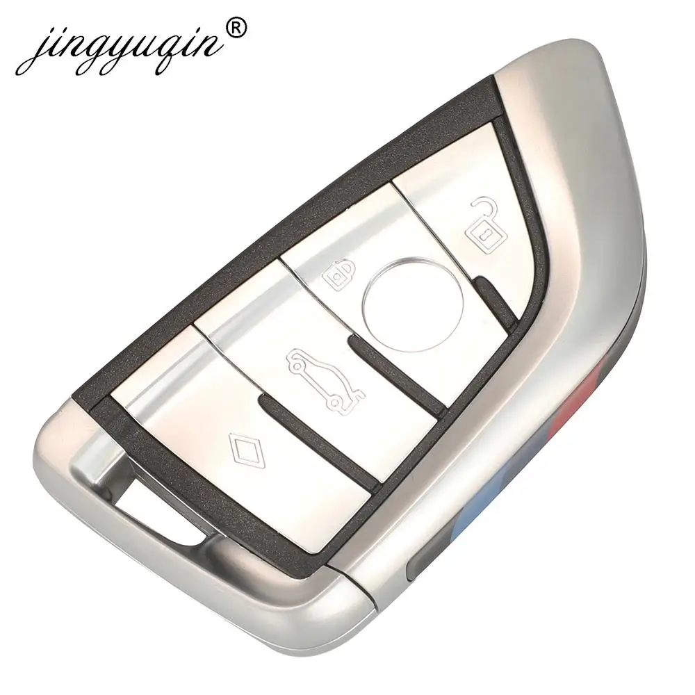 jingyuqin Car Remote Key Shell for BMW 3 5 6 8 X3 X4 X5 X7 G Series G21 G20 G31 G30 Auto Keyless FOB Case Housing Replacement 4B