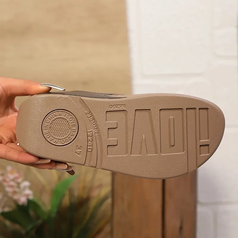 Women Wedge Slippers Outdoor Wear Flip Flops 2025 Summer New Fashion Thick Bottom Clip Toe Sandals Ladies Casual Beach Shoes - Image 6