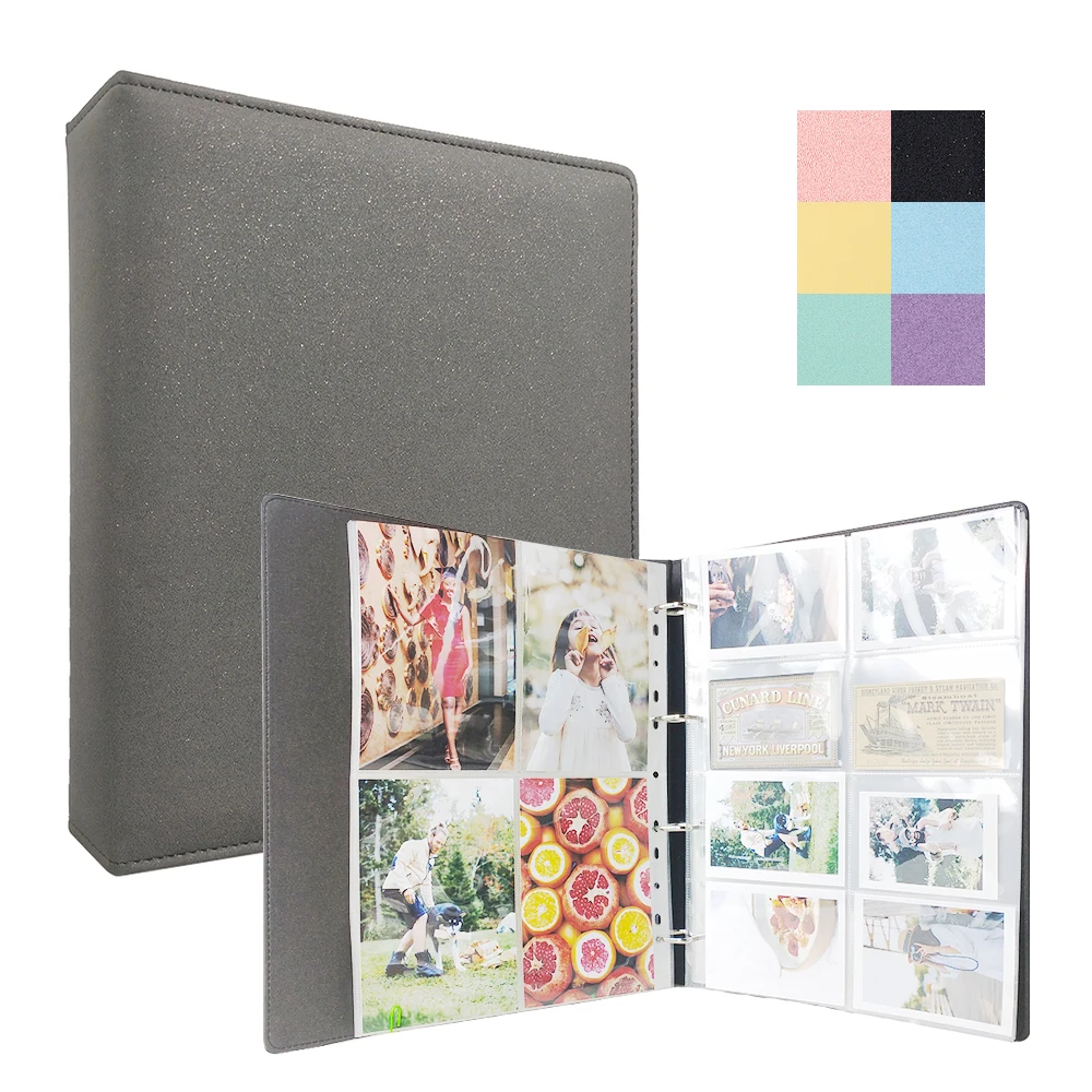 A4 4 D-Ring Grote Fotoalbum Binder Ansichtkaart Hoes Notitieblok Kaart Album Notebook Persoonlijke Dagboek Briefpapier Binnenpagina