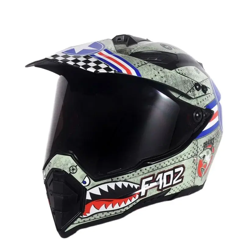 

New Off-road Motorcycle Helmet Men And Women Motocross Helmet Full Face Kask Downhill Casque Moto Cross Enfant Capacete SDU