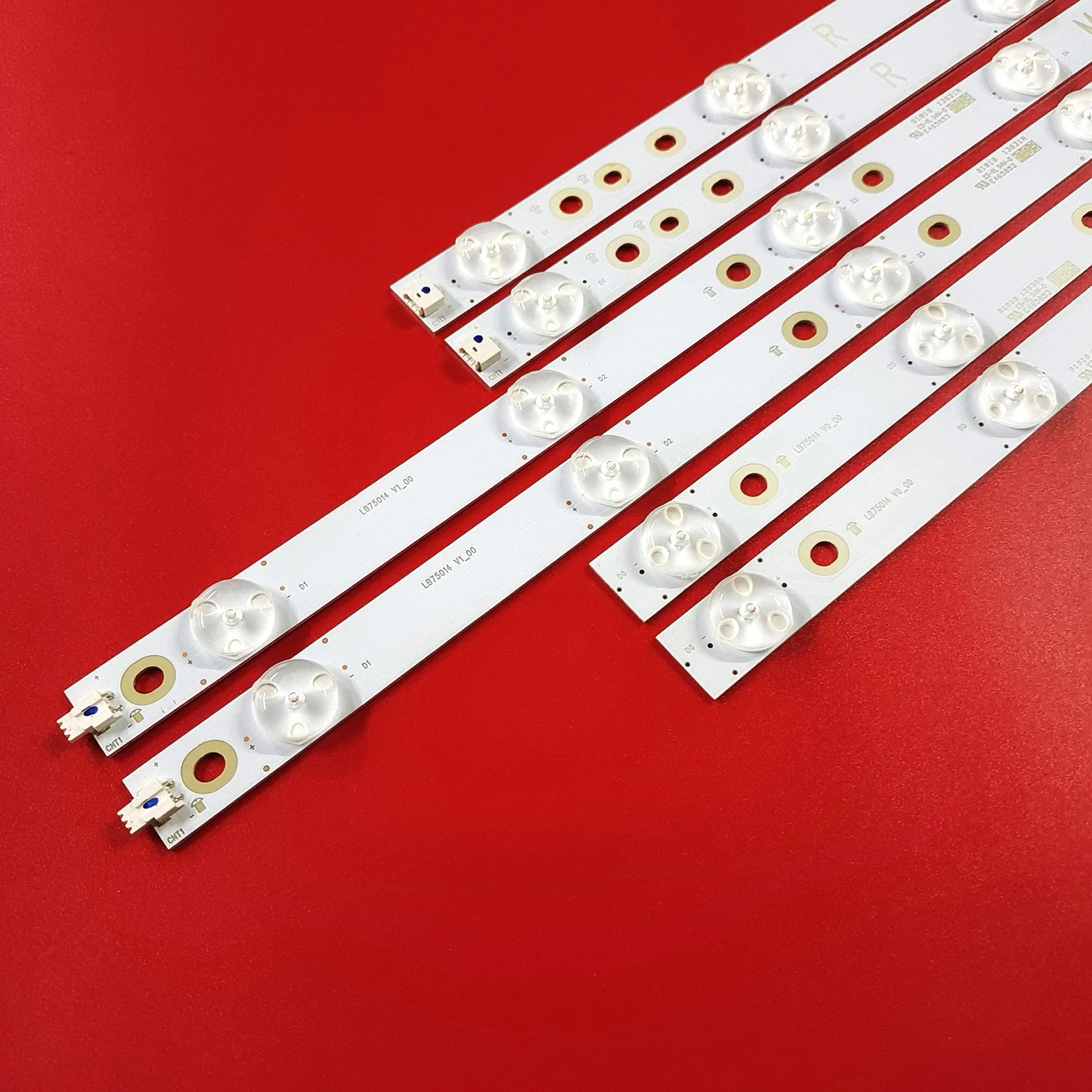 3Pcs LED Backlight Strip for 75