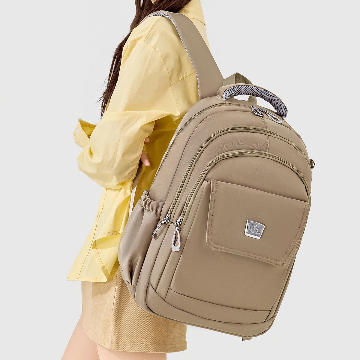Junior High School Students' Schoolbags, Girls' Schoolbags, Primary School Students' Backpacks for Girls in Grades 1, 3 to 6, Children's Spine-Protecting and Weight-Reducing Backpacks