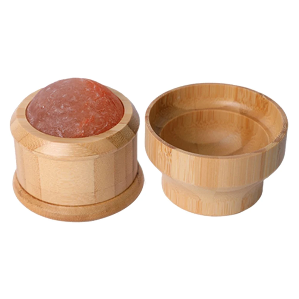 

Salt Ball Massage Roller Bamboo Scraping Tool for Neck Back Muscle Portable Handheld Massager Wooden