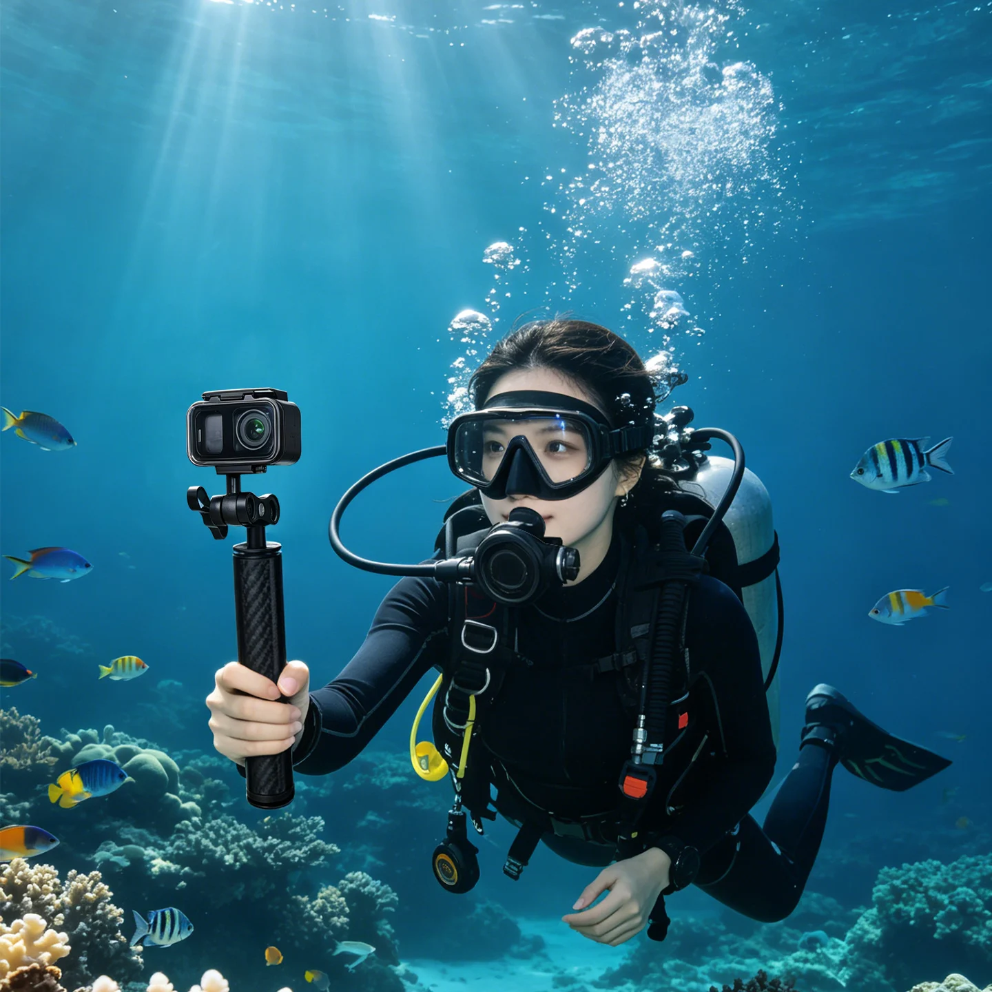 Underwater Diving Case for DJI - Fluid Head Tripod recension och pris