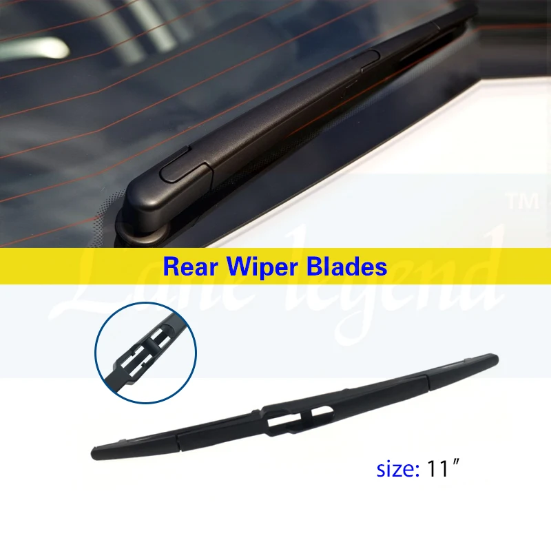 For Hyundai i10 MK2 2013-2018 Car Front Rear Wiper Blades Soft Rubber Windscreen Wipers Auto Windshield 22\