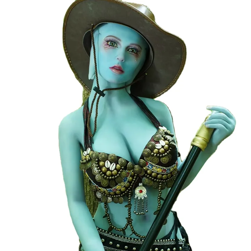 Alien Light Blue156Cm Female Warrior Sex Solid Doll Adult Sex Masturbation Adult Sex Toys Dolls