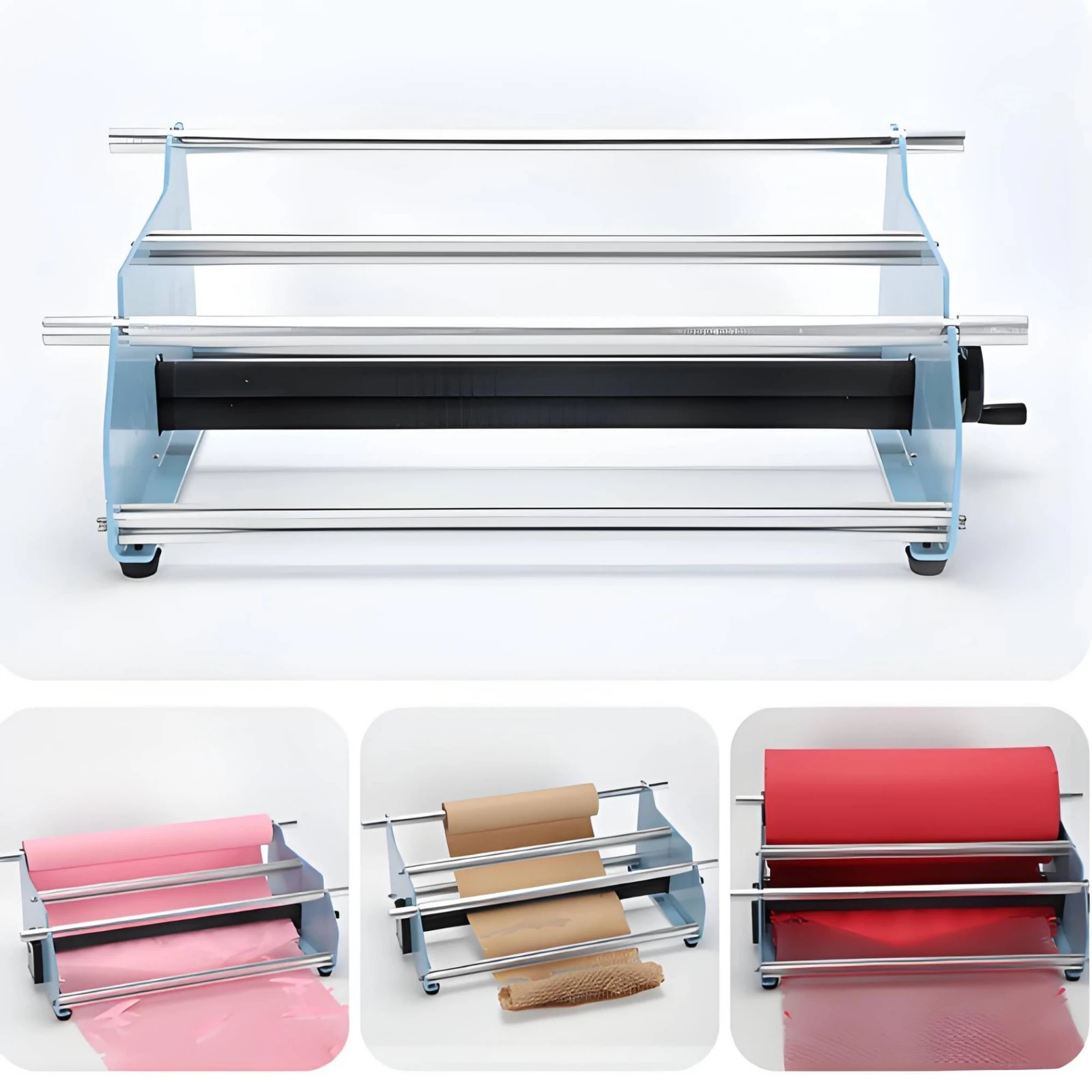 Honeycomb Paper Stretching Machine Shockproof Manual Paper Dispenser with Hand Crank Packaging Equipment Eco-Friendly Recyclable view 6