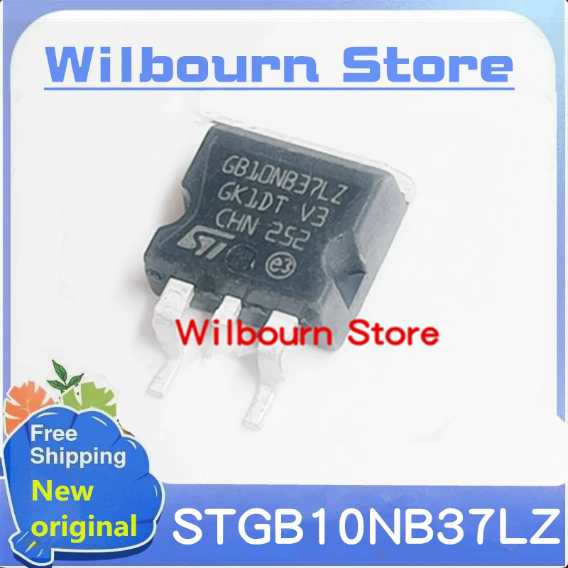 10PCS/LOT GB10NB37LZ STGB10NB37LZ 10NB37 370V D2PAK TO-263 100% New original stock