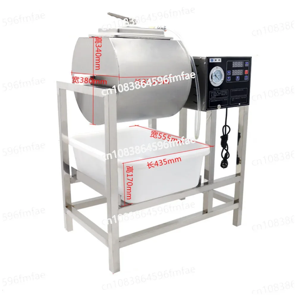 Stainless Steel Automatic Rolls Kitchen Equipment Electric Commercial Vacuum Meat Salting Vacuum Marinator Machine