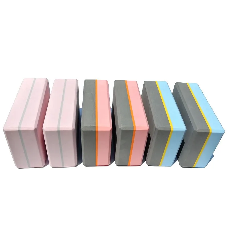 EVA Foam Yoga Block Props Brick Gym Pilates Yoga Column Back Exercise BodyBuilding Fitness Sport Workout Equipment for Home