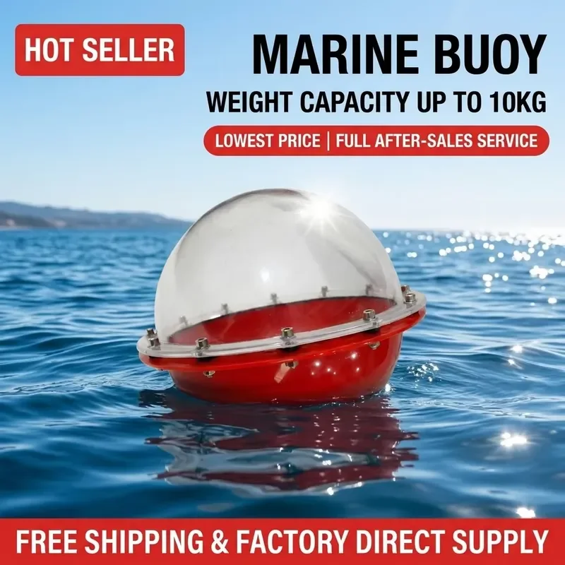 Surface Float, Float Ball, Polycarbonate, Positioning, Buoyant Ball, Surface Floating Ball Underwater Connector