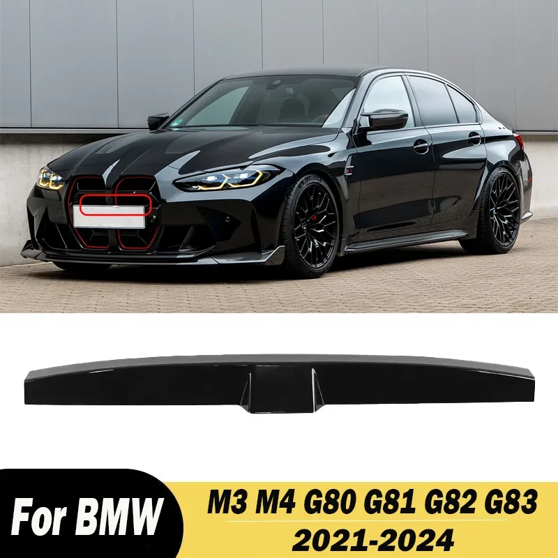 

Для BMW M3 M4 G80 G81 G82 G83 2021 2022 2023 2024 Автомобильный передний бампер из пенопласта, накладка на решетку, автомобильные аксессуары