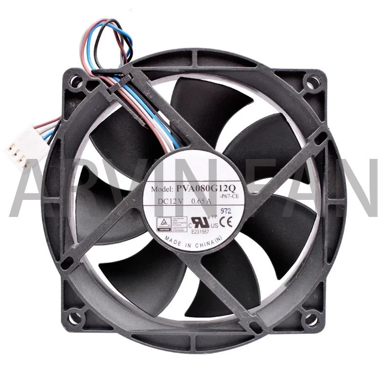 PVA080G12Q 8cm 8025 12V 0.65A CPU Strong Wind Cooling Fan