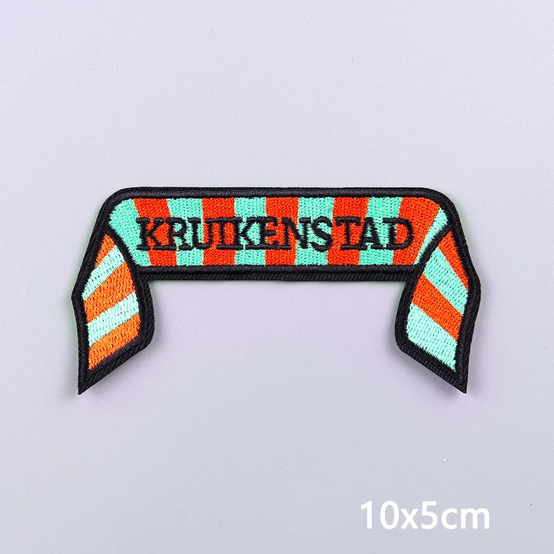 Netherland Carnival Patches Kruikenstader Emblem Embroidery Patches For Clothing Sew On Applique Tilburg Patch DIY