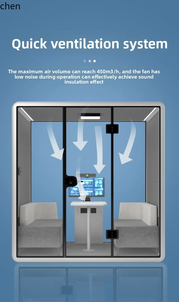 Office Silent Room Phone Booth Soundproof Room Study Piano Live Indoor Singing Recording