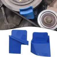 2pcs Auto Stretch Belt Remover And Installer Car Ribbed Drive Belt Removal Tool Blue Plastic Aux Belt Removal Installer Tool Set