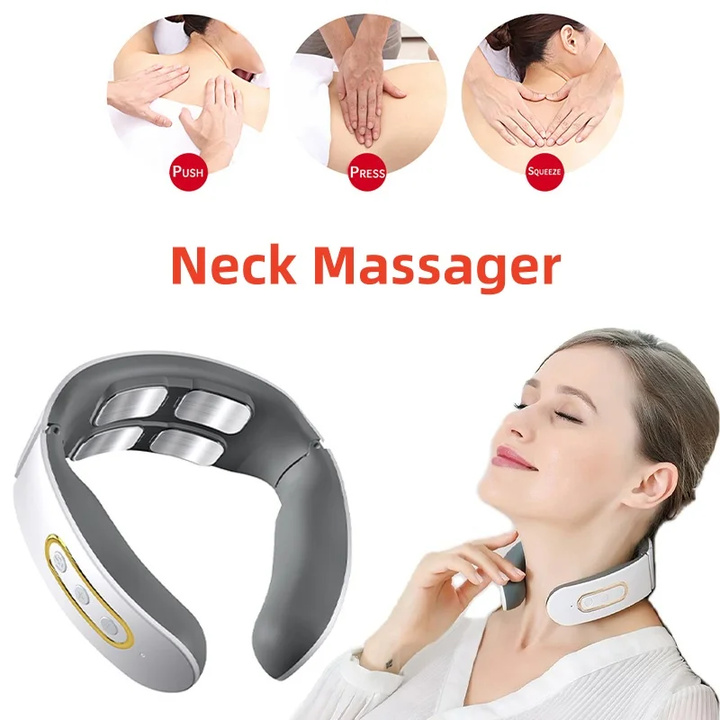 

Neck Care Instrument Cervical Spine Massage Instrument Shoulder and Neck Intelligent Electric Pulse Massage Shoulder and Neck