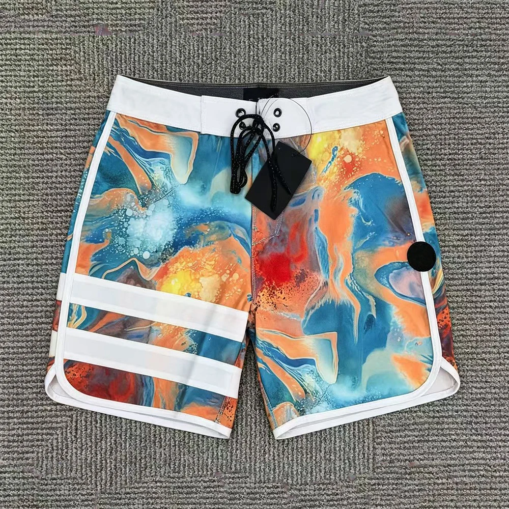 Picture 3: Oversize New Waterproof Beach Shorts Men Phantom Bermuda Board Shorts Swim Quick Dry Casual Diving Surfwear Plus Swimwear