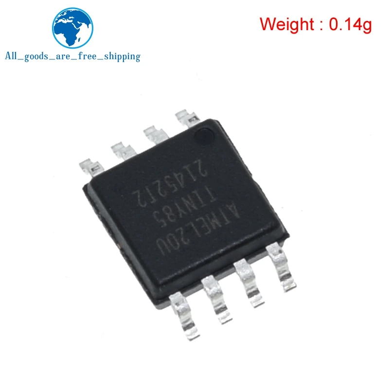 TZT 1PCS ATTINY85-20SU SOP-8 8KB 20MHz AVR 8Bit Microcontroller Chip Original