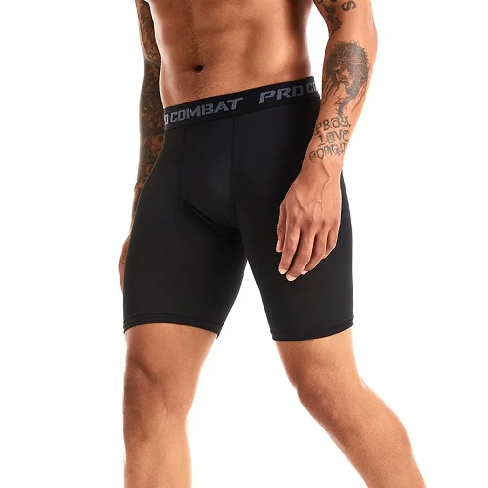 Compression Shorts Men Spandex Sport Shorts Basketball Legging Athletic Workout Running Performance Baselayer Underwear