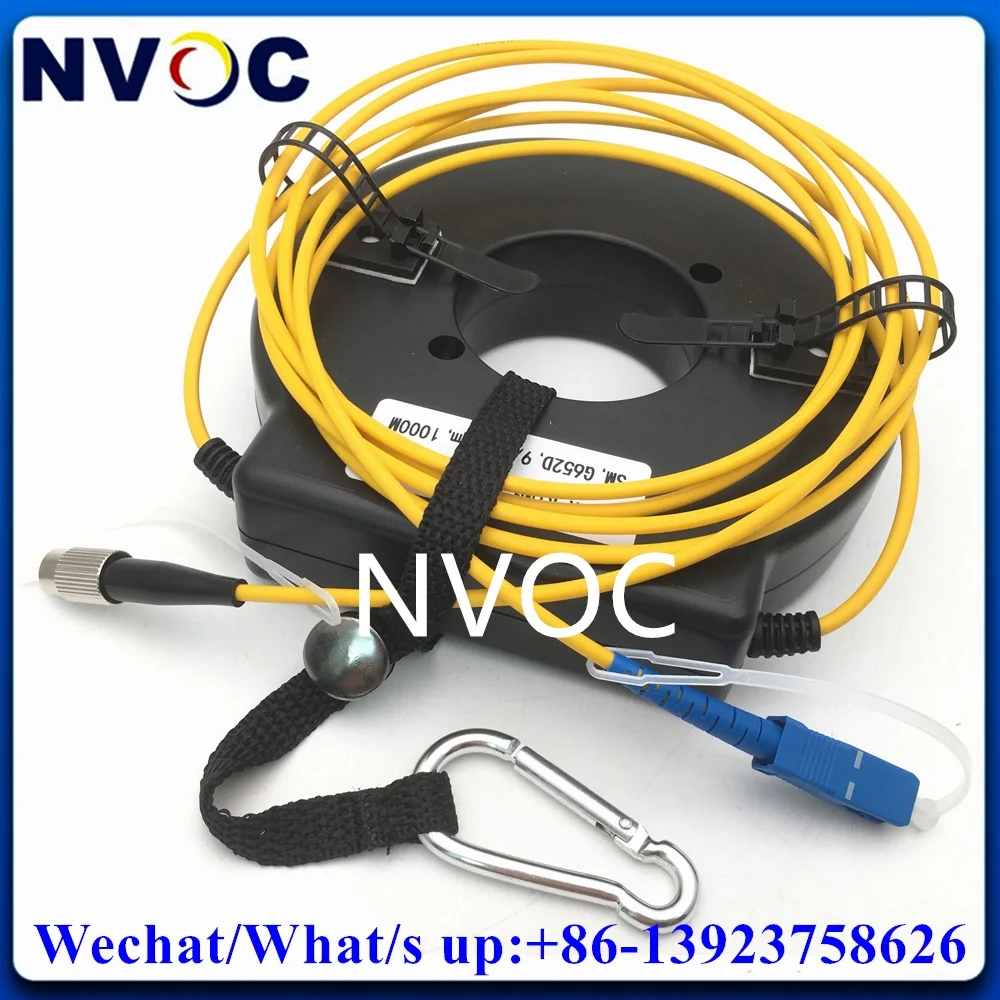 

1KM SMF 1310/1550nm G652D 9/125 OTDR Optic Fiber Test Extension Cord 1000M SC/FC/LC/STUP Outdoor Launch Cable Testing Box