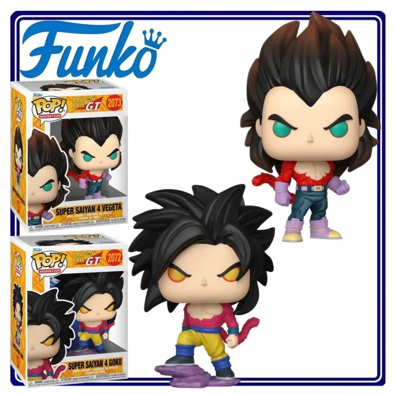

Funko Pop Dragon Ball GT Super Saiyan 4 Goku Vegeta Anime Vinyl Collectible Figure Home Office Desk Decor Great Gift for Fans