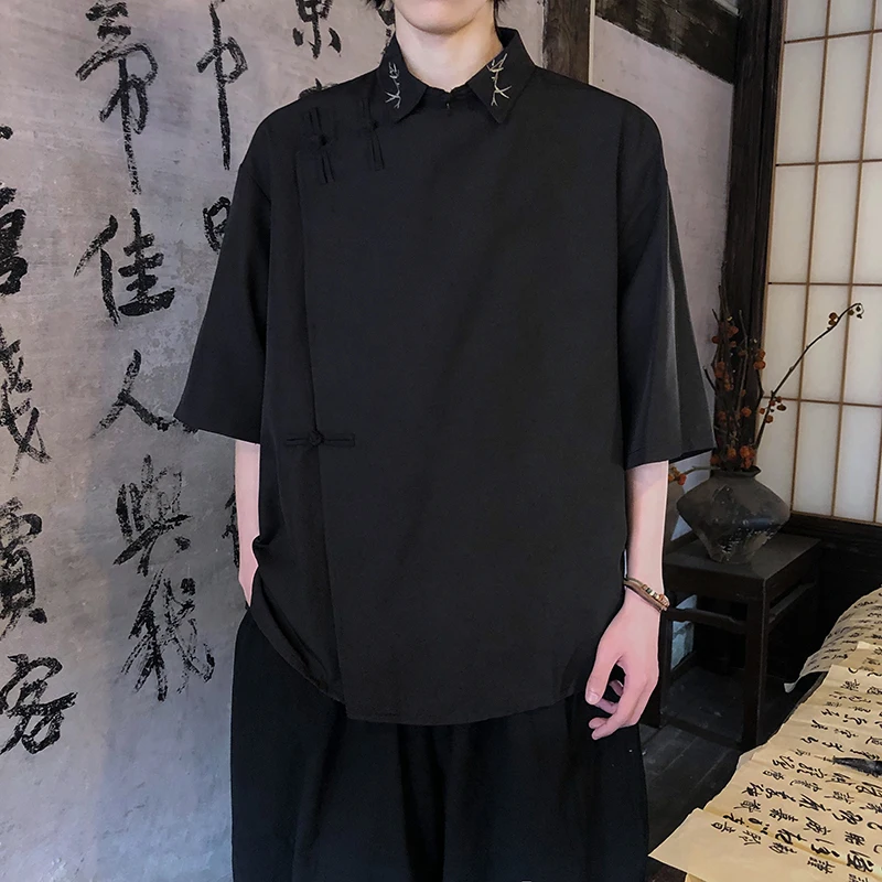 2025 Men's Summer Short Sleeve Shirt - Breathable & Lightweight, Casual Business Travel, Quick-Dry Wrinkle-Free Fashion Top 5XL