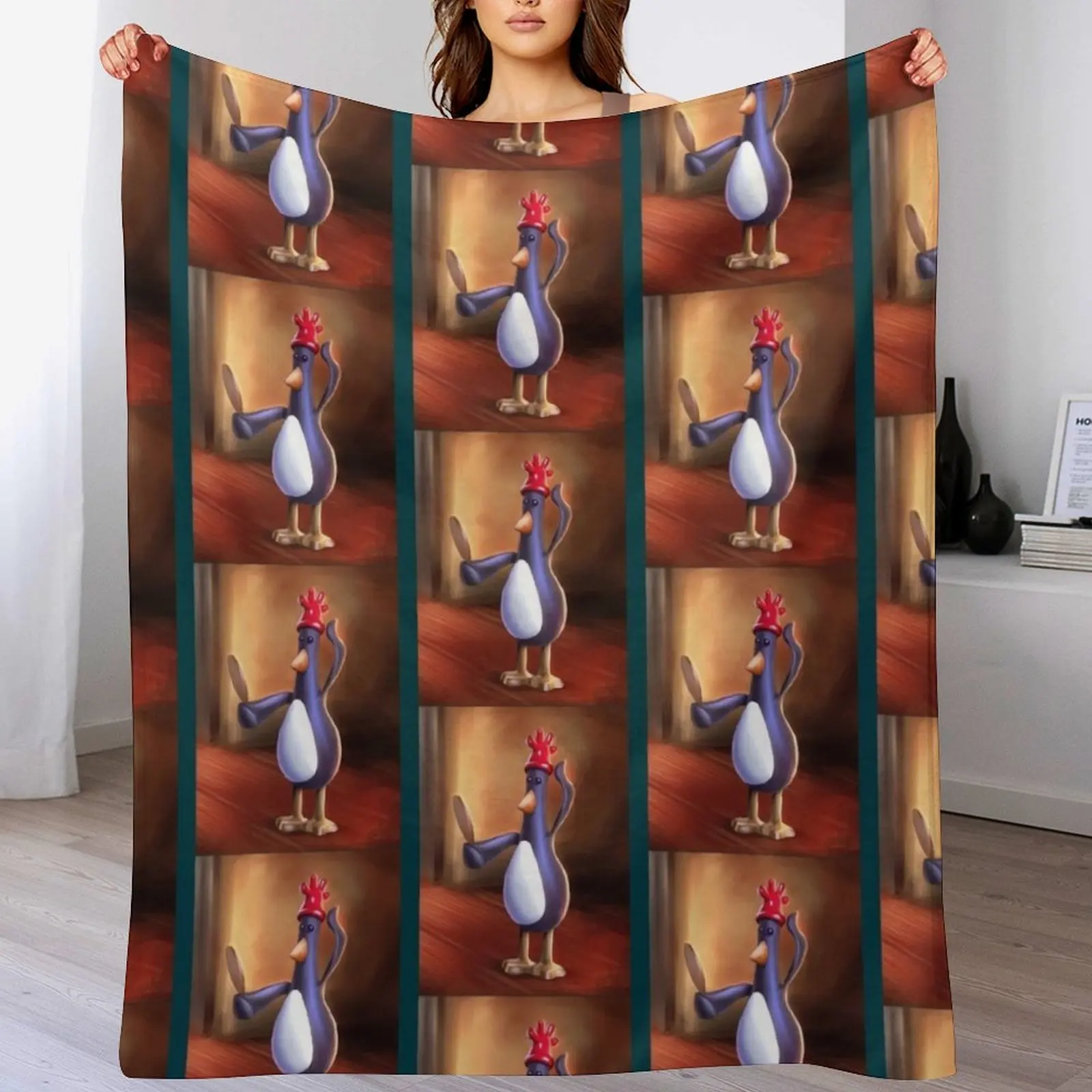 Feathers McGraw Throw Blanket Tourist Single Blankets