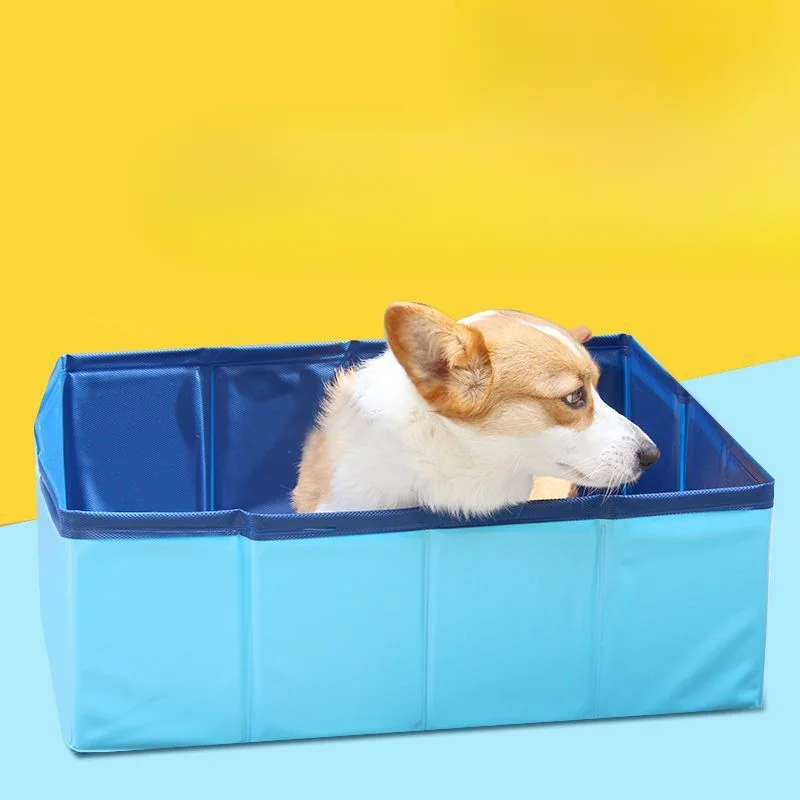 Pet Bath Tub Collapsible Cat Dog Bathtub Square Tub Bathtub Portable Outdoor Puppy Dog Soaking Bucket