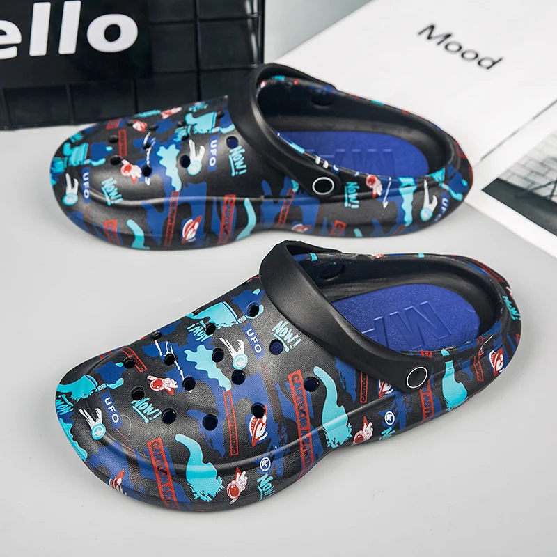 Men Shoes Unisex Summer Hollow Slippers Fashion Outdoor Sneakers Breathable Casual Couple Beach Sandal Flip Flops Shoes Slippers