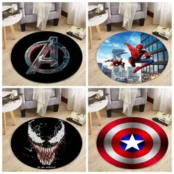 Alfombra de superhéroes de Los Vengadores de Marvel, Alfombra de Iron Man, Superhéroes, DC, Superman, Batman, dormitorio, mesita de noche, decoración del hogar