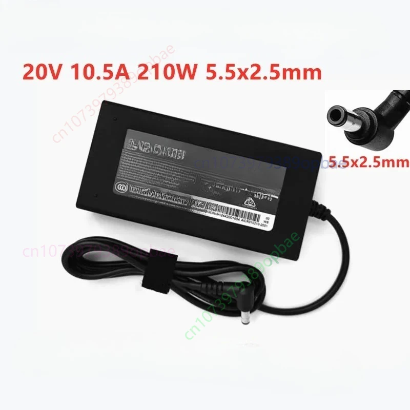 

Genuine For FSP FSP210-ACBS3 20V 10.5A 210W 5.5x2.5mm SiC AC Adapter For MECHREVO Laptop Power Supply Charger