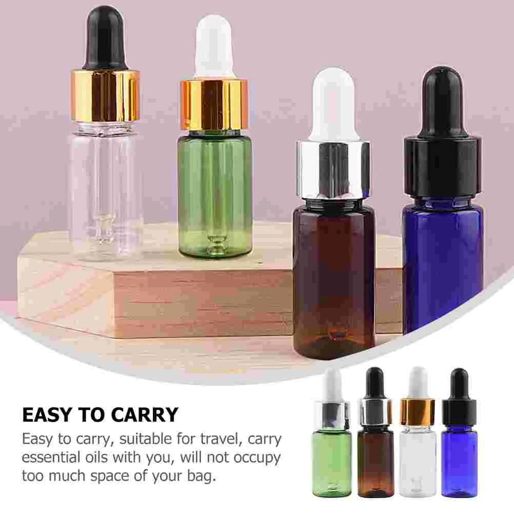 Dropper Bottles Essential Oil Perfumes Plastic Droppers for Oils Glass Hair Applicator The Pet Travel Shampoo