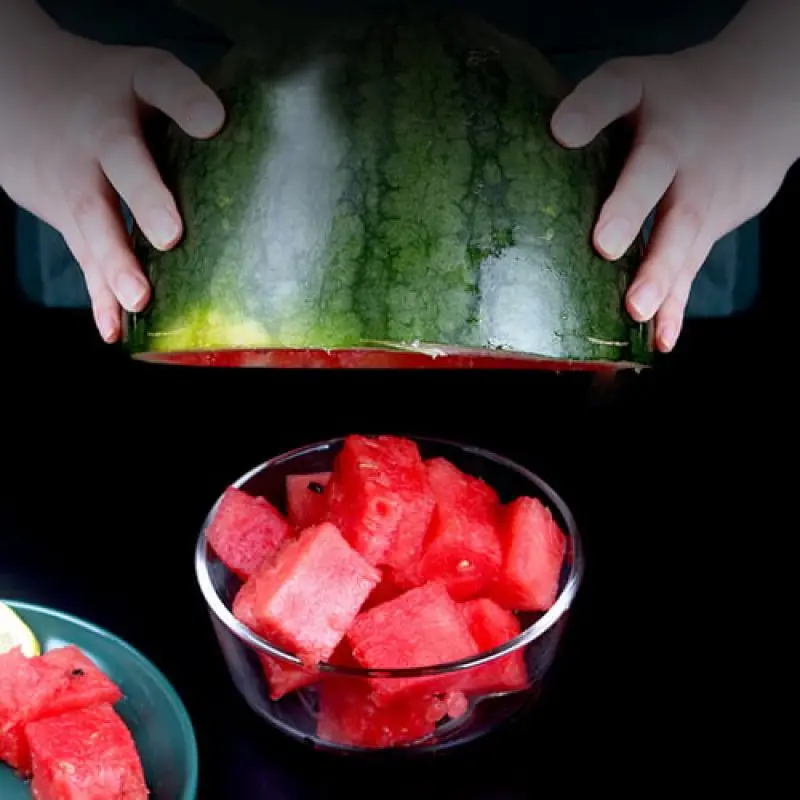 Stainless Steel Watermelon Slicer Cutter Watermelon Fork Fruit Vegetable Cutting Tool Kitchen Gadget Utensilios Cooking