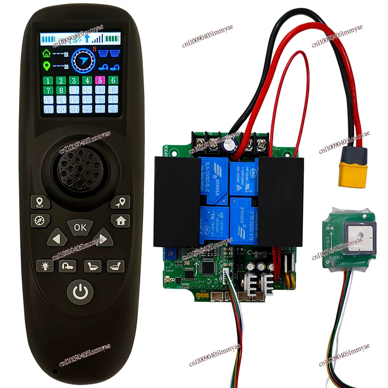

Цветной экран, дисплей 12 В, 24 В, тягачик, высокая мощность, пульт дистанционного управления, основная плата, возврат одной клавиши, GPS