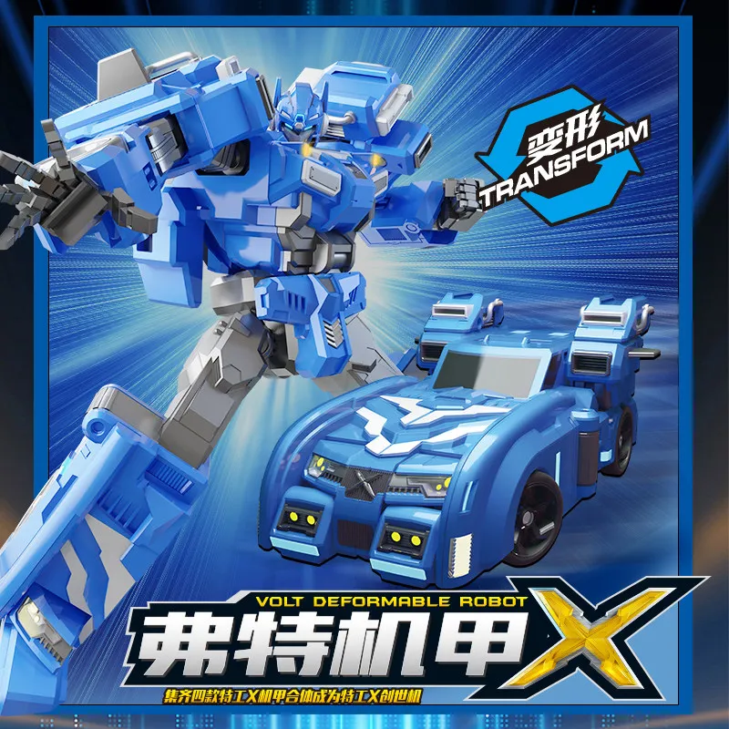 X Miniforce Super Dino Power 2 Transformant Mecha - 7 - po - 1 Jouet robot Dino pour enfants, cadeau de Noël avec son et lumière