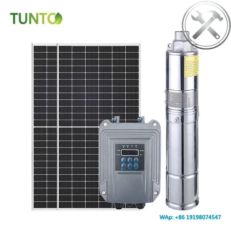 

4Inch Solar Water Pump Stainless Steel Impeller 750W 72V 6m 56M with Controller for Irrigation
